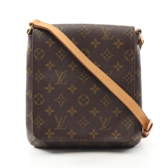 LOUIS VUITTON Brown Monogram Leather Shoulder Bag - Picture 2 of 10